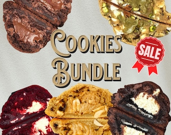 Gefüllte Keks-Rezept-Bundle: 5 Rezepte für eine Bäckerei (PDF-Downloads)