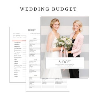 Wedding Budget Instant Download, Spending Checklist  My Wedding Planner, Printable, Fill in the blank, Coordinator Printable Training
