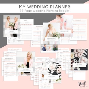 Wedding Planner Paperback Book and Digital Spreadsheet Templates, Wedding Training Videos, Timeline, Checklist, To-Do List, Vendors, image 4