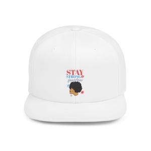 Flat Bill Snapback Cap, Urban Style Hat, Trendy Adjustable Snapback, Gift for Him/Her, Casual Fashion Accessory