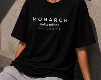 Monarch Atelier Edition Graphic Tee | Dark Unisex Streetwear Shirt