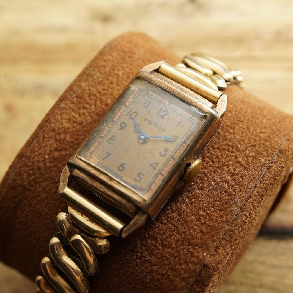 Waltham Tank Watch - Etsy