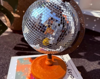 Set 11 Sfere Da Discoteca In Vetro E Schiuma – Argento, Misure 2-8 Cm, Con Passanti Per Appendere
