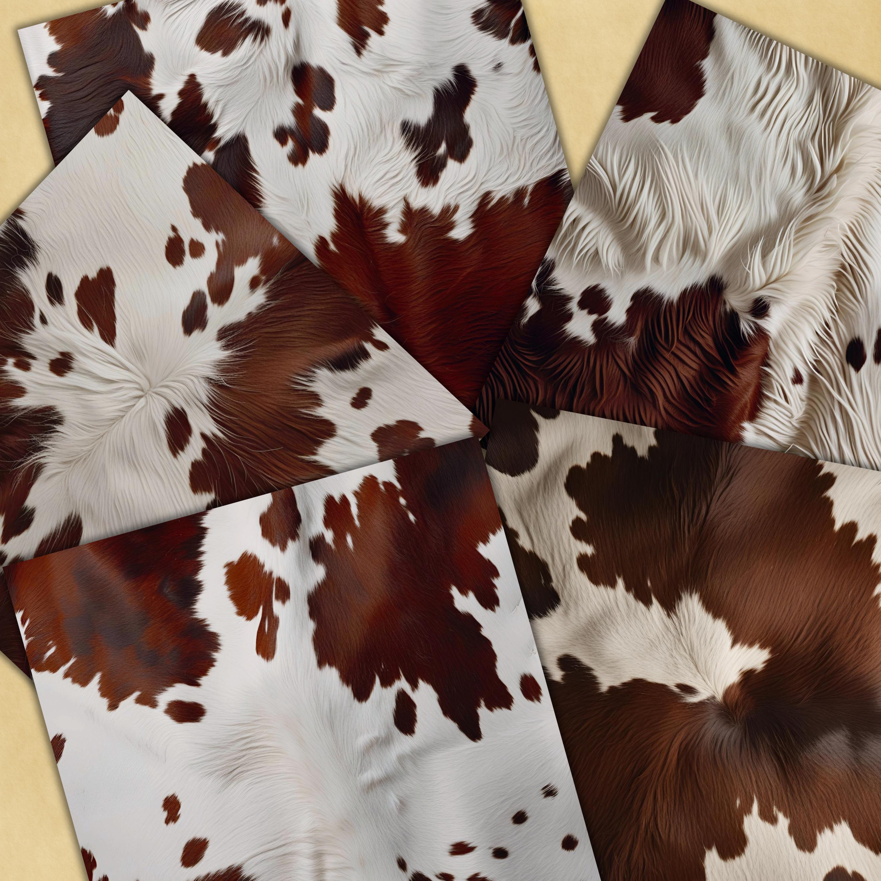 Rustic Cowhide Digital Paper Pack – 10 Seamless Western Patterns ...