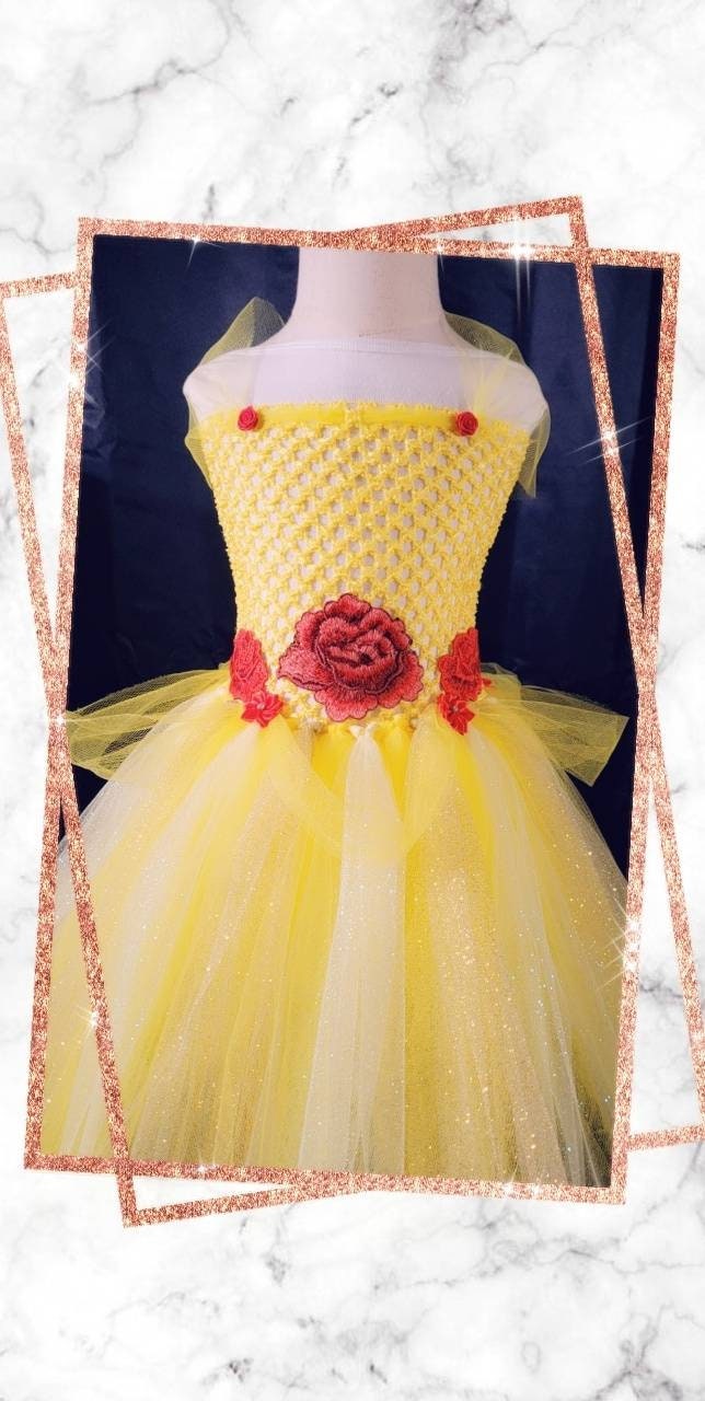 Belle Inspired Tutu Dress. Etsy Canada