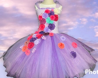 Encanto&#39;s Isabella inspired tutu dress,  Disney, Disneyland, Disney World, flowers, butterflies