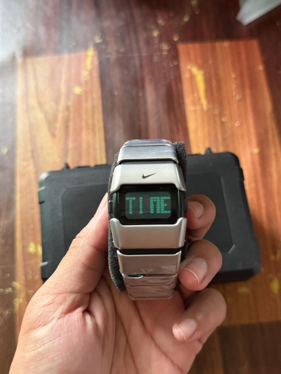 Nike D Line Chrono Stainless Steel Digital Wrist Watch - Etsy
