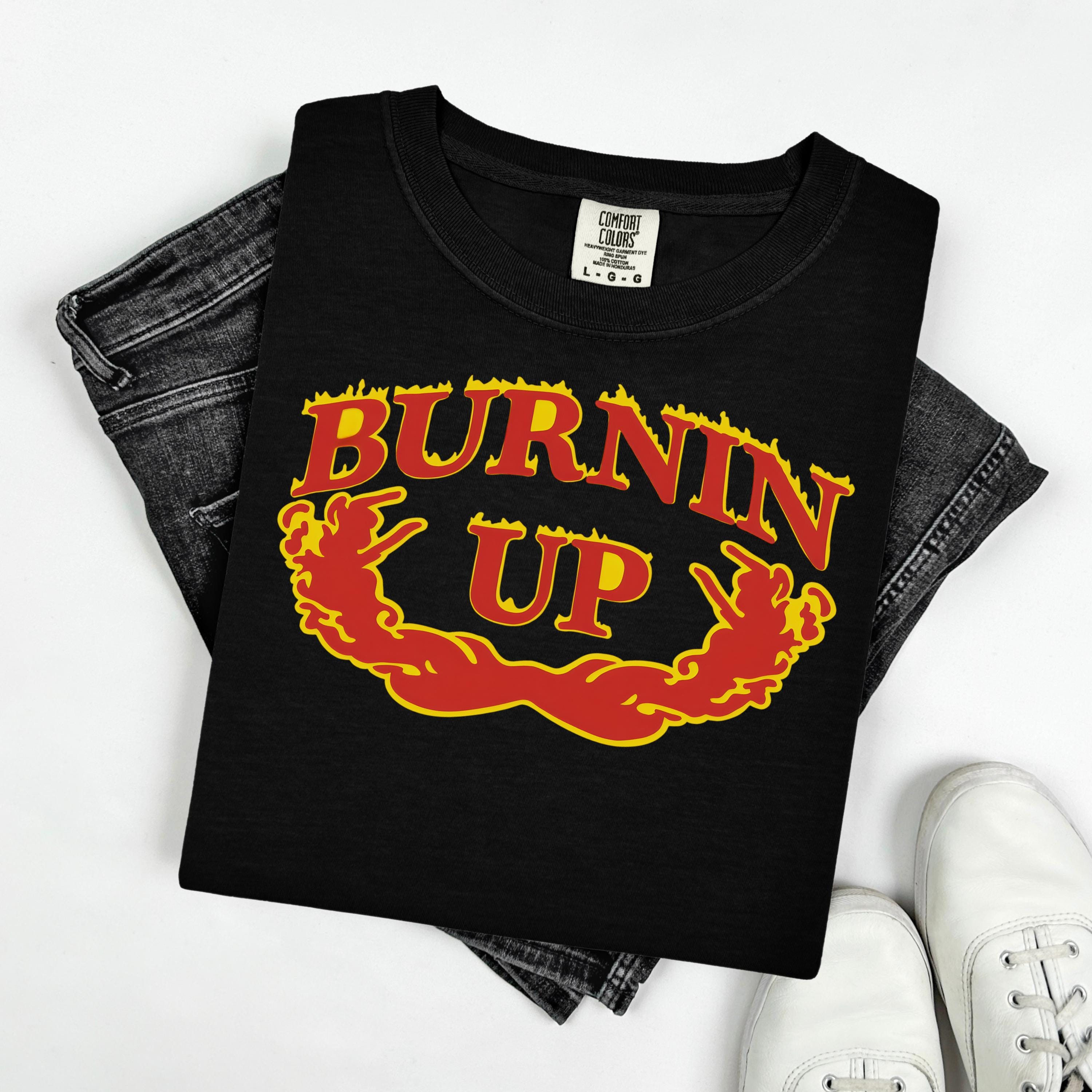 Burnin up Graphic - DIY Tshirt Design Download - Etsy
