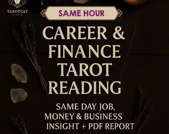 Same Hour Career Tarot Reading: Psychic Job & Finance Insight