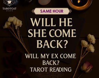 Lecture d'amour psychique à la même heure, mon ex reviendra-t-il Tarot, honnête et précis