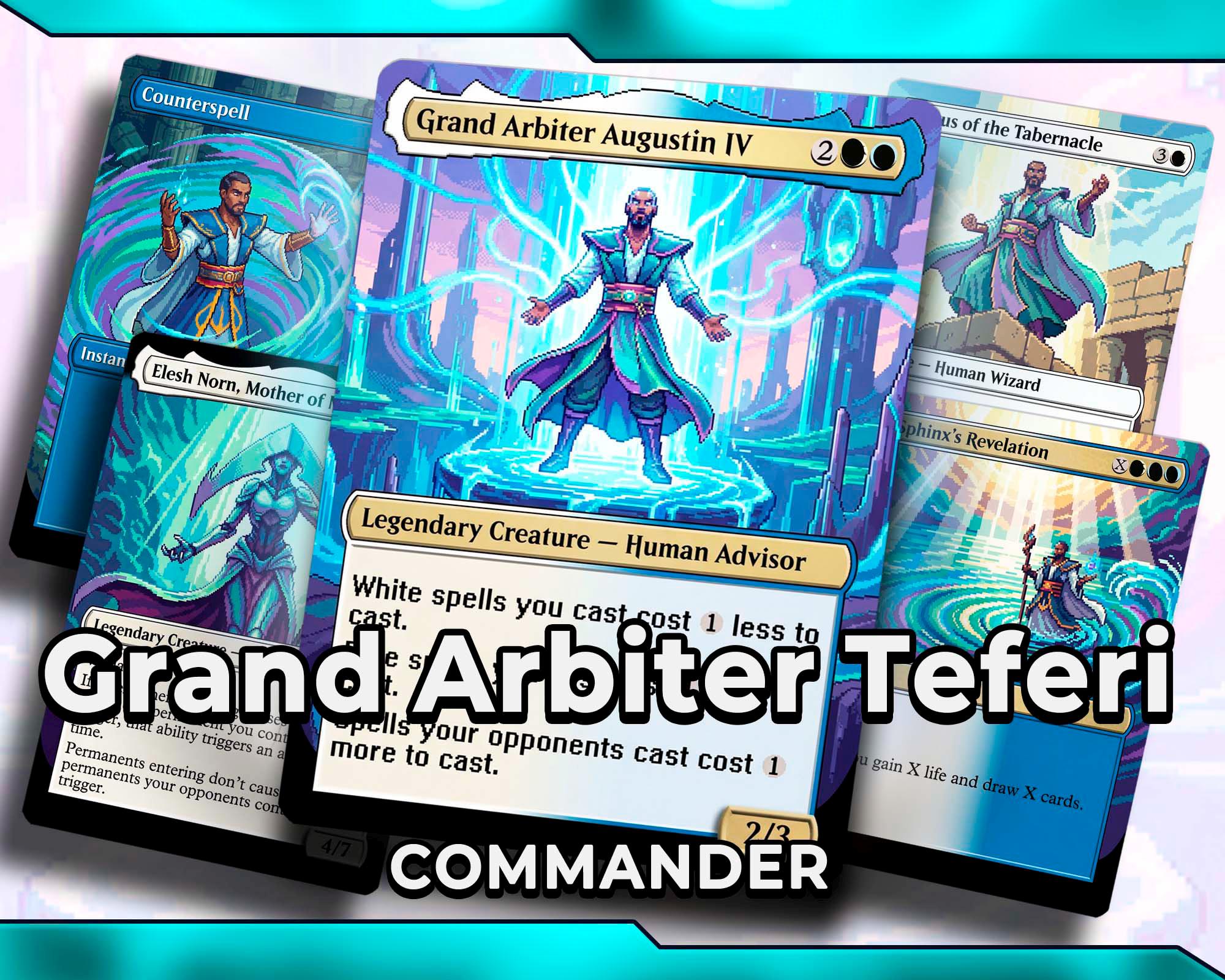 Grand Arbiter Teferi Commander Deck: Azorius Superfriends Stax (100 ...