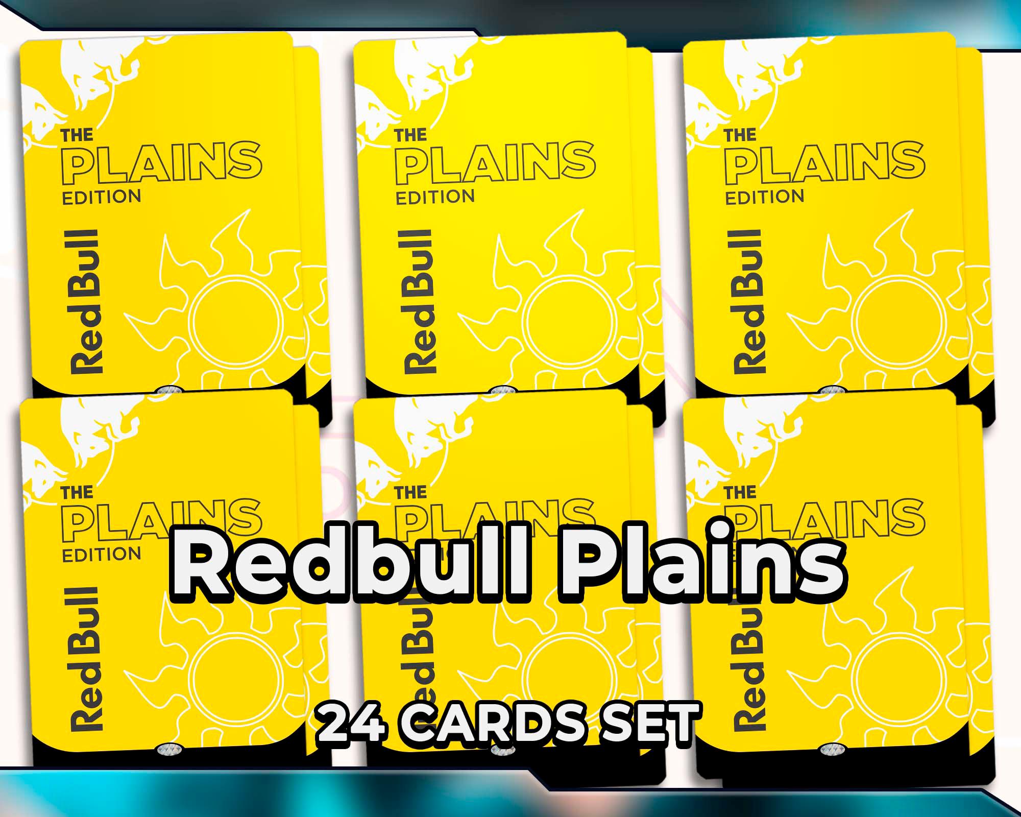 Redbull Basic Plains Lands Set/ Proxy 24 Fullart Set for EDH
