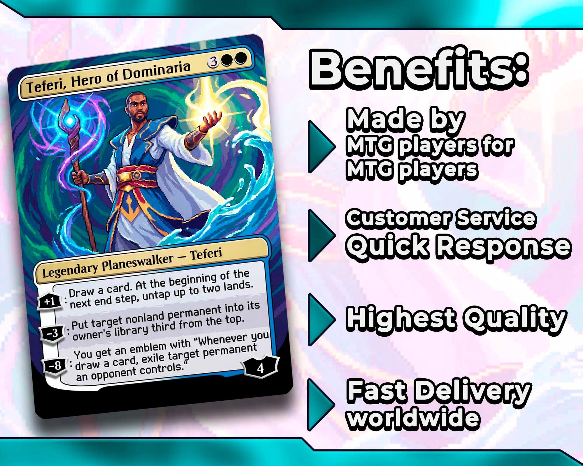 Grand Arbiter Teferi Commander Deck: Azorius Superfriends Stax (100 ...