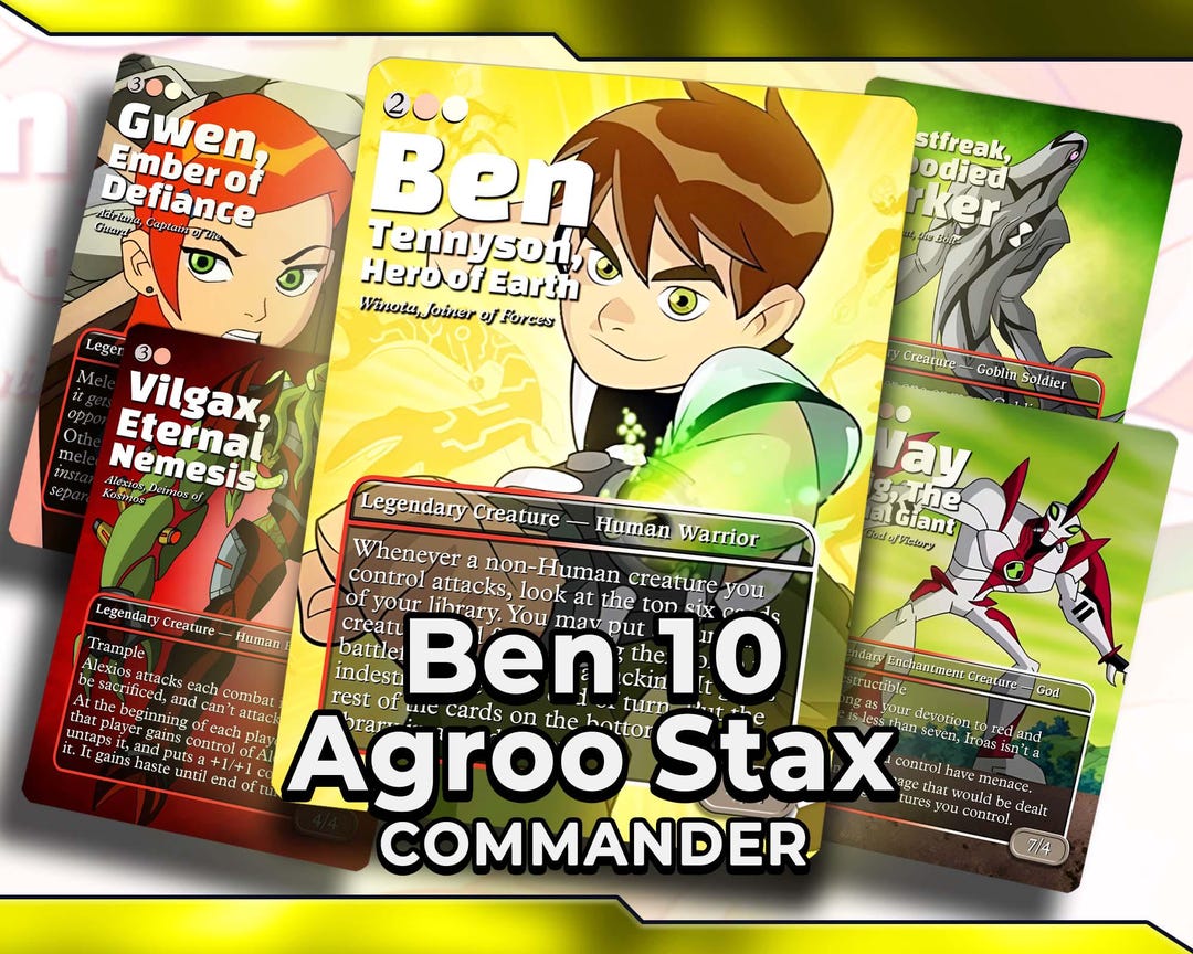 ben 10 holographic cards ben 10 holographic cards BEN 10 CCG COMPLETE 80 Card Set + 7 RARE NON FOIL