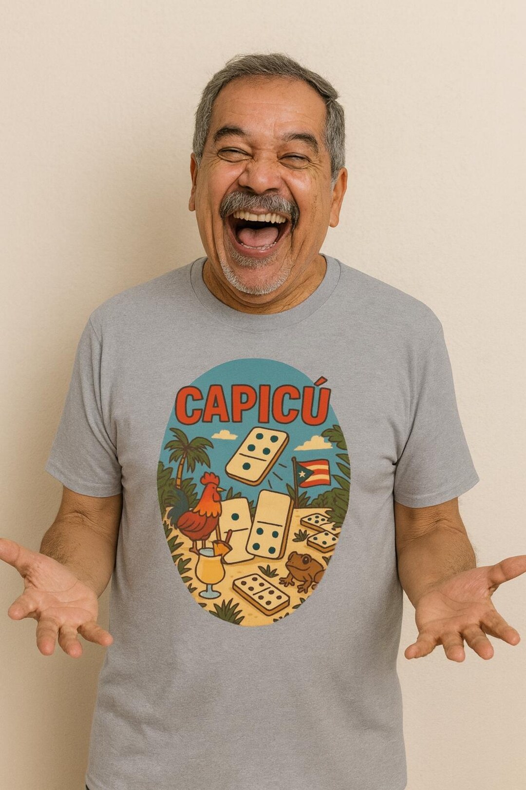 Capicú Puerto Rican Domino T-shirt Cultura, Orgullo Y Juego - Etsy