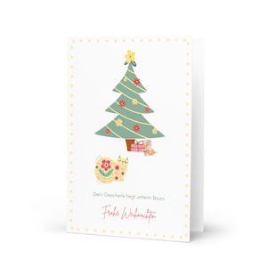 Cat gift greeting card