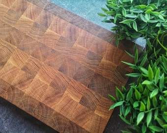 Oak End Grain Cutting Board