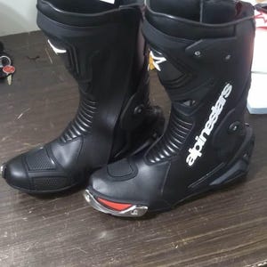 Alpinestar  Motorcycle Motorbike Racing Leather Boots Biker Shoes
