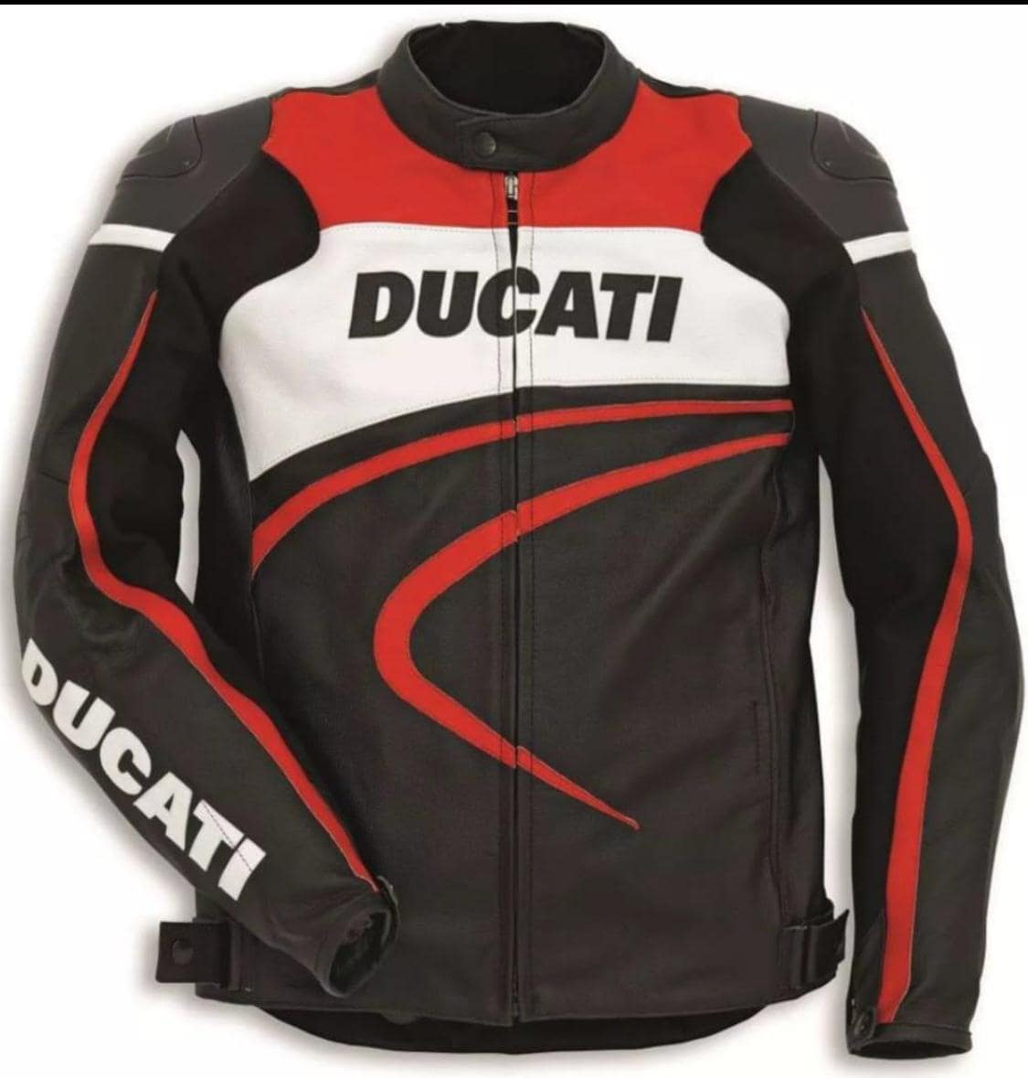 Ducati Sport C2 バイク用牛革レザージャケット、バイカーズレーシング