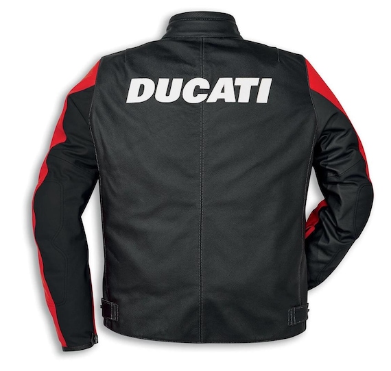 ドゥカティC3バイク用牛革ジャケット、バイカーズレーシングモーター