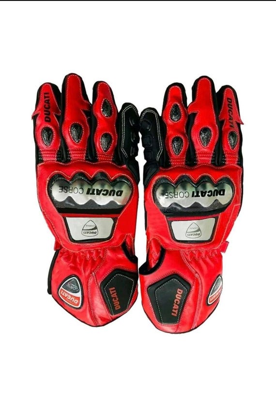 DUCATI PERFORMA C3 グローブ XL コレクション ブラック/レッド レザー