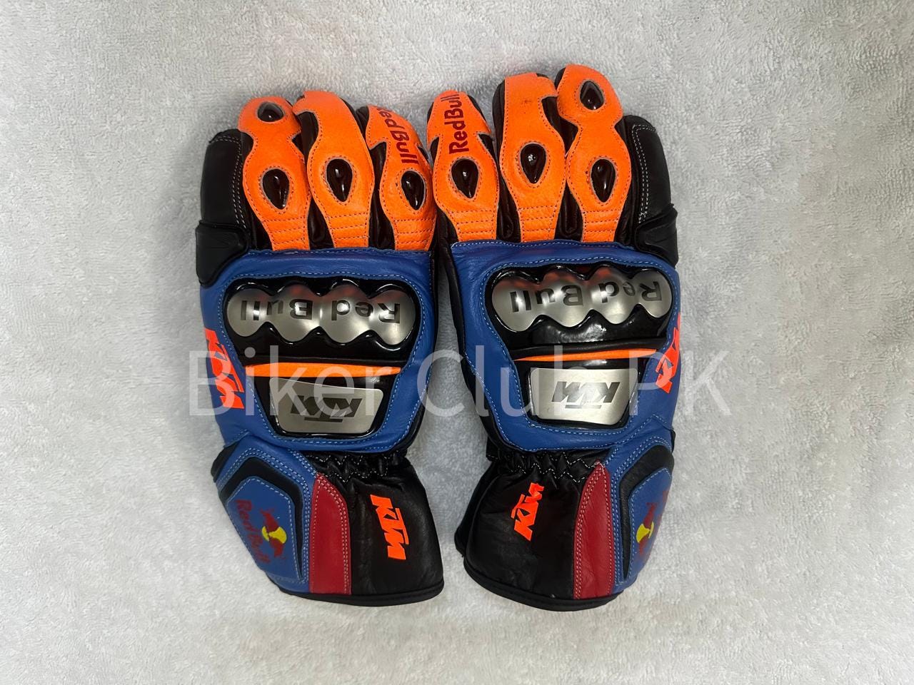 y*d様 KTM レーシング グローブ KTMモーターサイクル用レザーレーシンググローブ、バイクライディング