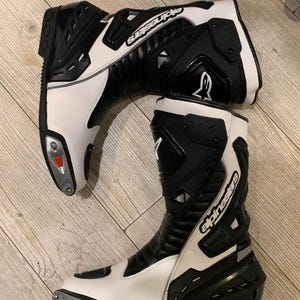 Alpinestar  Motorcycle Motorbike Racing Leather Boots Biker Shoes