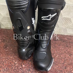 Alpinestar Motorcycle Motorbike Racing Leather Boots Biker Shoes