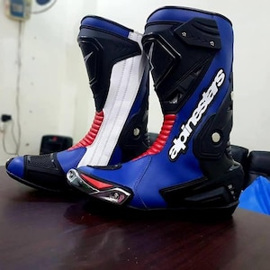 Alpinestar  Motorcycle Motorbike Racing Leather Boots Biker Shoes