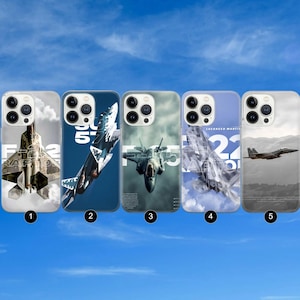 Stridsflygplansskal för iPhone 17, 16, 15, 14, 13, 12, 11, Google Pixel 9 Pro, 8, 7A, Samsung S25 edge, S24, FE.