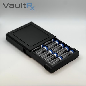 10 Slot 3mL Vial Storage Case || Ideal for Peptide and GLP-1 Kits || Stackable and Fridge-Friendly || Durable, Discreet Vial Holder