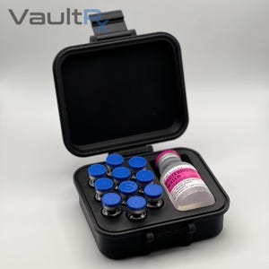 10 Slot 3mL Vial & BAC Water Storage Case || Ideal for Peptide and GLP-1 Kits || Robust, Secure, Discreet