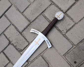 Handmade Accolade Sword of the Knights Templar – Collectible Medieval Sword