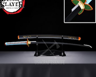 40" Shinobu Kocho's Demon Slayer Nichirin Sword - Katana Stainless Steel Collectible Sword with Scabbard