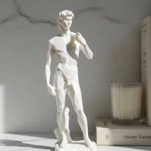 Geometric, St, David, Statue, Figure