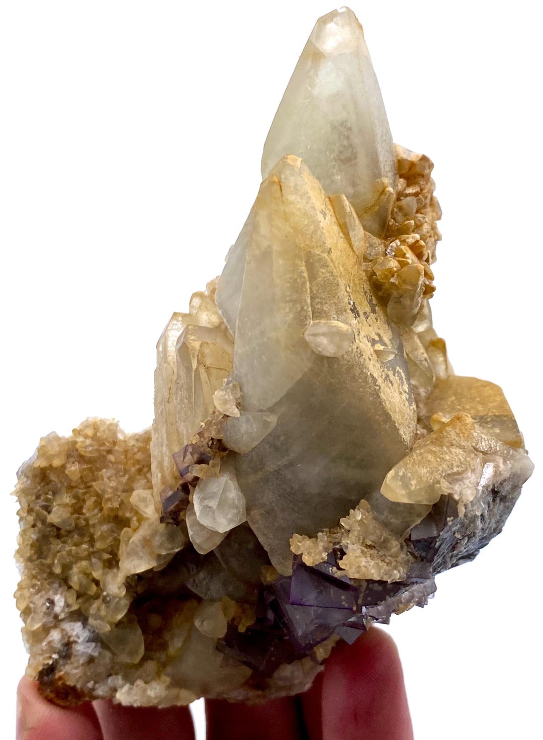 240 Gram Rare Cubic Celestial Calcite Crystal Specimen: Natural ...