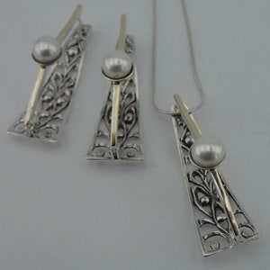 set a earrings and pendant hadarjewelry israel designers