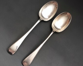 Vintage Props food photo silverware spoon serving utensil dining spoons silver food photography rustic silver plated patina flatware antique