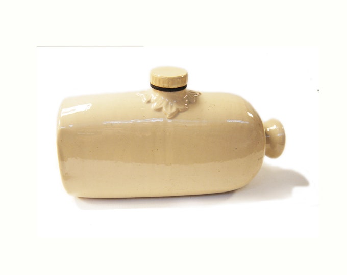 Vintage Stoneware Hot Water Bottle Stoneware Pig Etsy