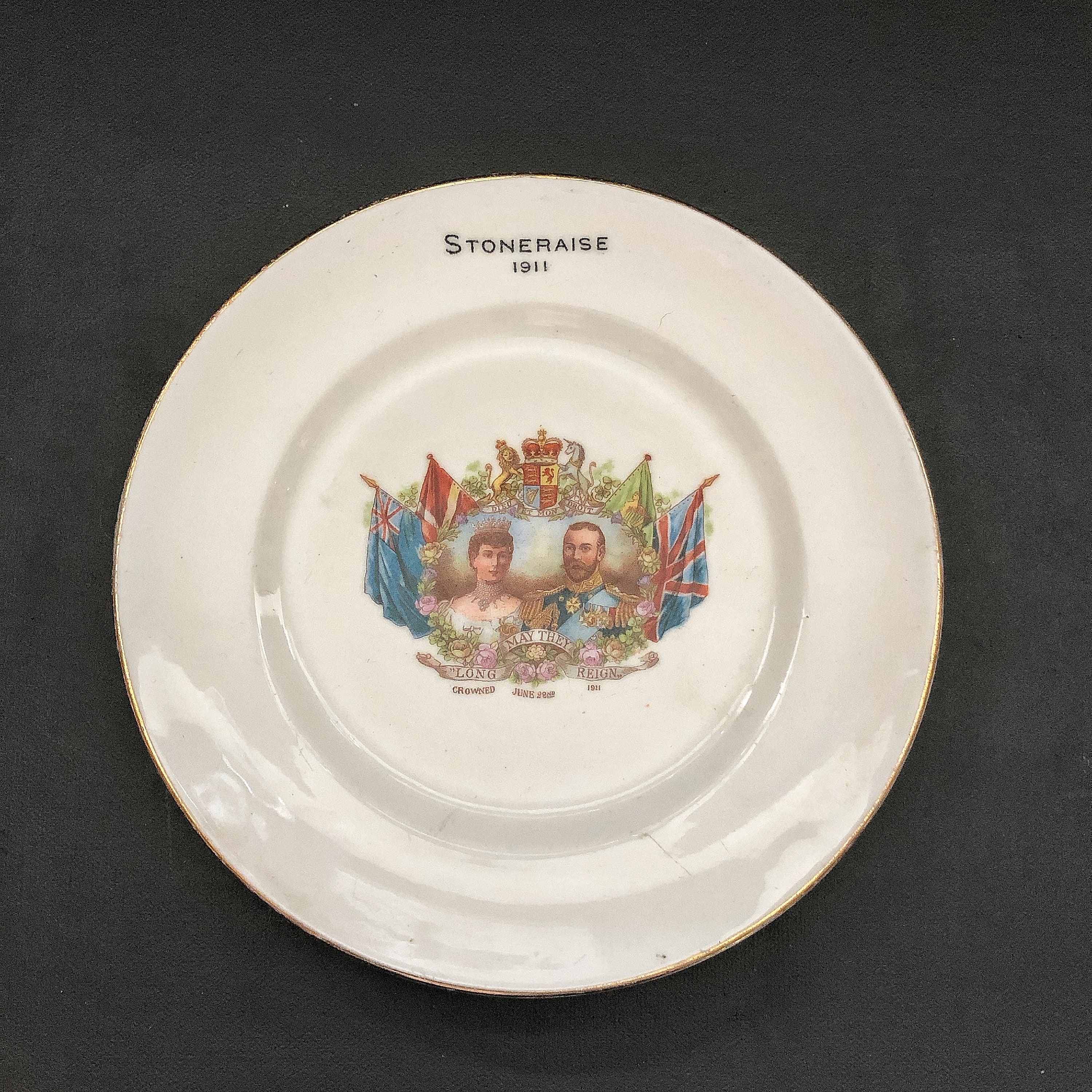 Souvenir Coronation Commemorative Plate King V and Etsy