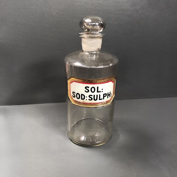 Antique Apothecary Jar Chemist Jar Apothecary Chemistry Bottle | Perfume