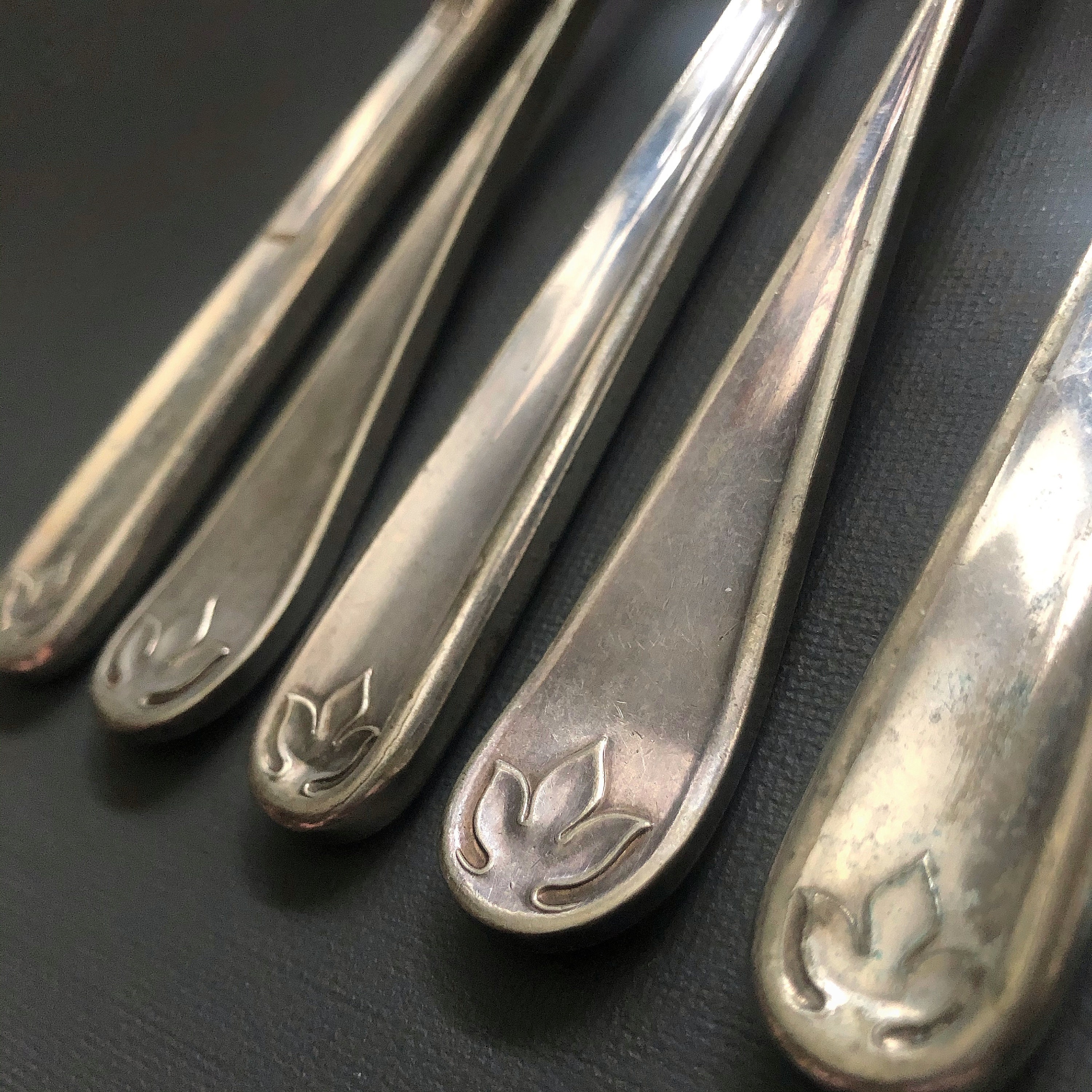 Antique Cake Knives & Forks Dessert Set Fruit Cuttlery Etsy