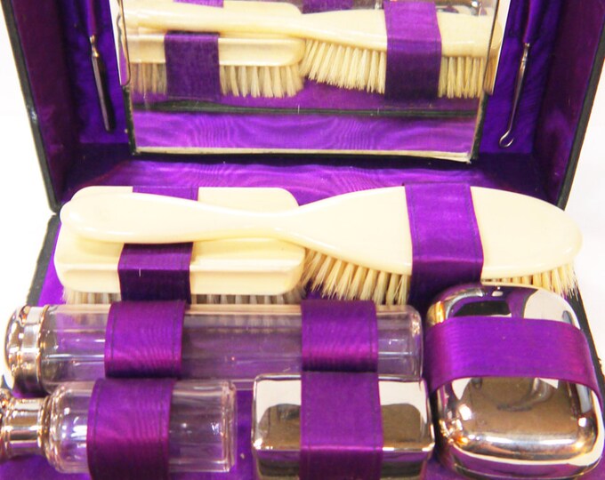 Antique Vanity Set Etsy