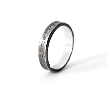 Camera Lens Ring in Sterling Silver – Gifts for Photographer