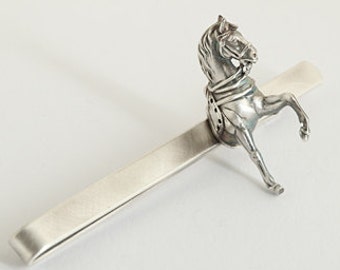 Gift for horse lover, Horse tie clip, Horse jewelry, Christmas gifts, Wedding gift