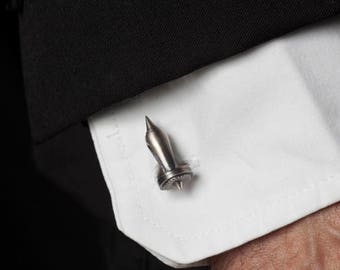 Jet Engine Cufflinks – Unique Cufflinks for Men in Solid Sterling Silver