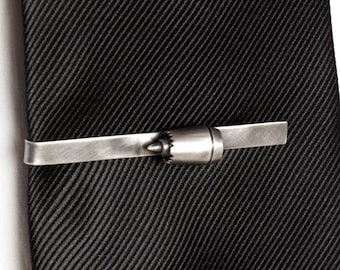 Personalized Jet Engine Tie Bar - Cool Christmas Tie Bar with Jet Engine Makes Great Aviation Gift or Gift for Flight School Graduation