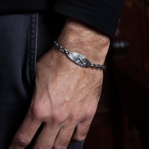 Sterling Silver Airplane Bracelet: Personalized Pilot Jewelry