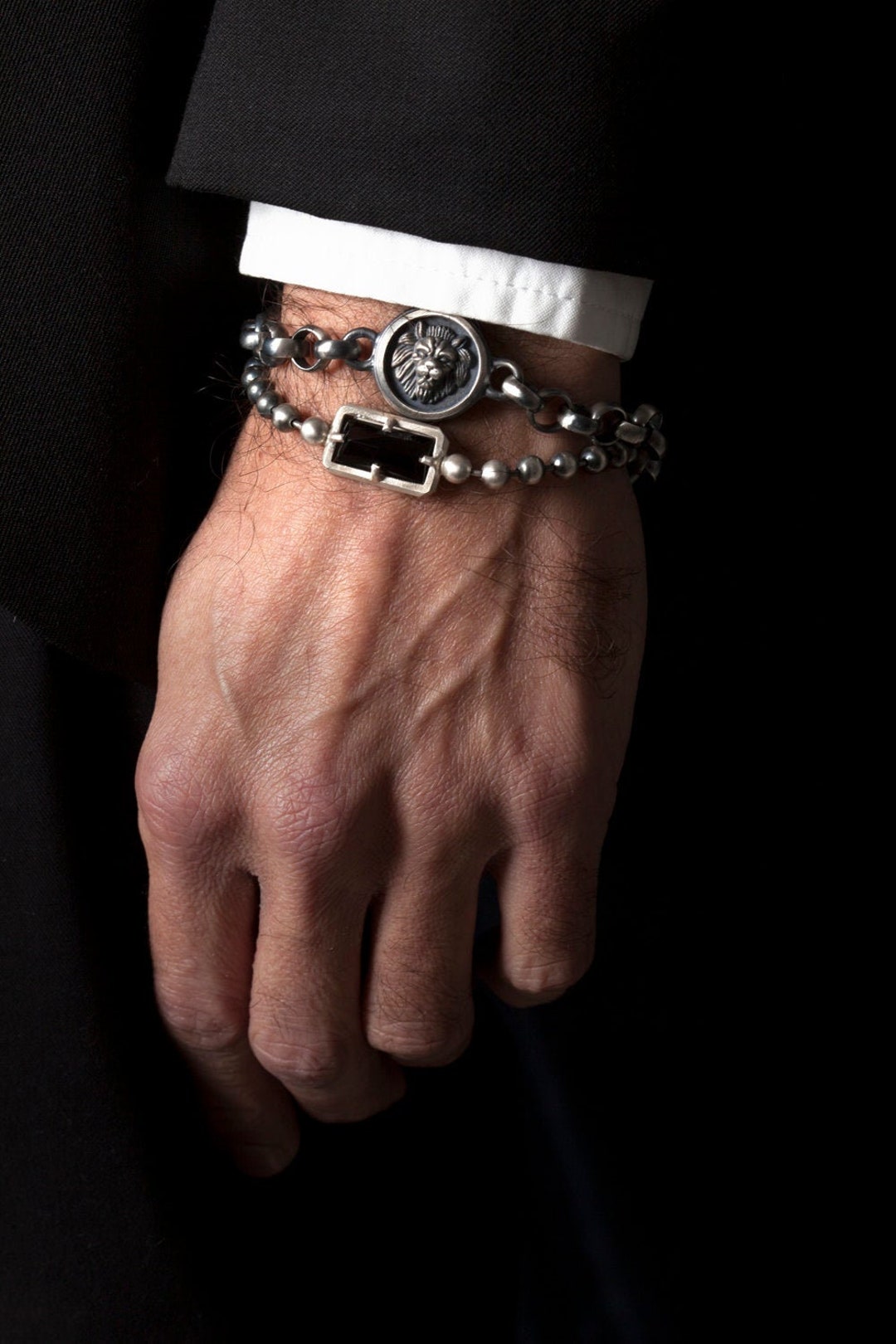 Shop Louis Vuitton 2022 SS Monogram chain bracelet (M62592) by