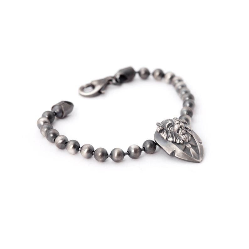 Gift for Men Leo Zodiac Bracelet Men Silver Etsy